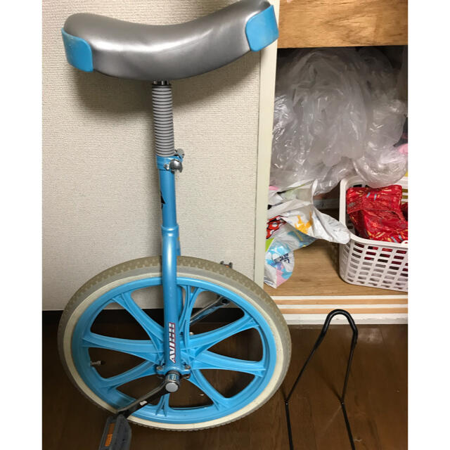 買い大阪 一輪車 子供 キッズ（ノーパンク） EKD 20インチ 青 エバニュー 自転車車体