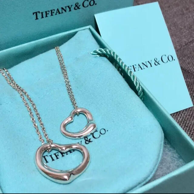 Tiffany ティファニー オープンハート ペンダントトップ シルバー L