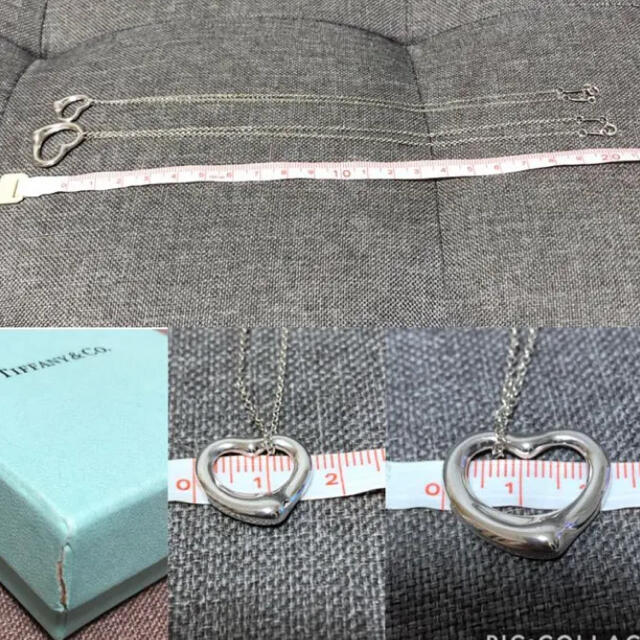 Tiffany & Co. - 美品 ティファニー オープンハート ペンダント