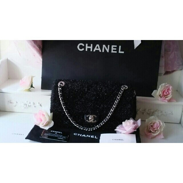 CHANEL(シャネル)の🌹CHANEL🌹正規品🌹新品未使用品🌹マトラッセブラックラメ入りバッグ レディースのバッグ(ショルダーバッグ)の商品写真