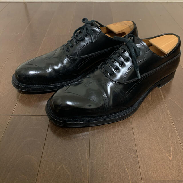 PRADA 12aw ガラス加工シューズ　UK7.5