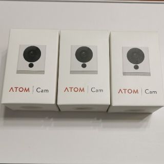 Atom cam 3台セット＋32GBmicroSDHC3枚(PC周辺機器)