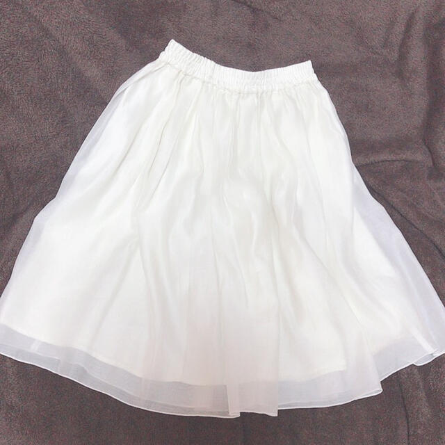 Techichi(テチチ)のシフォンフレアスカート レディースのスカート(ひざ丈スカート)の商品写真