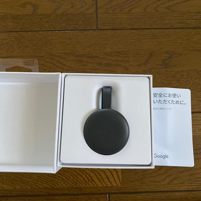 Google(グーグル)のGoogle Chromecast スマホ/家電/カメラのテレビ/映像機器(映像用ケーブル)の商品写真