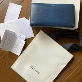 セリーヌ(celine)の送料込セリーヌ定価88000円celine正規店購入ウォレットカーフレザー財布(財布)