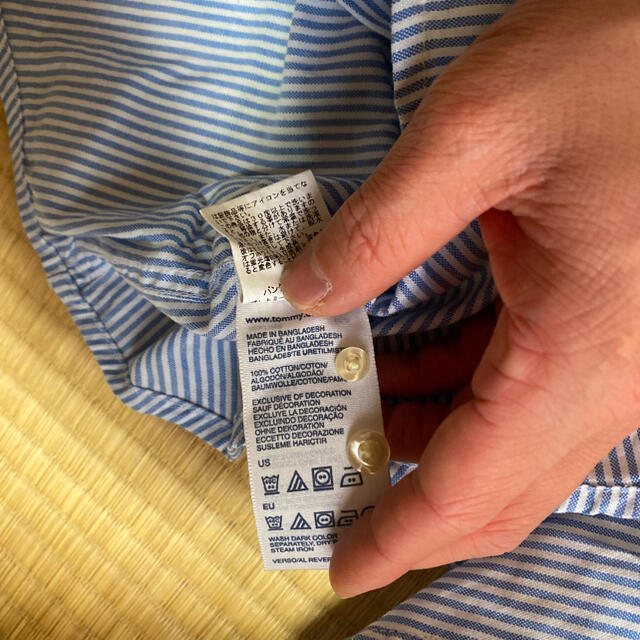 TOMMY HILFIGER(トミーヒルフィガー)のトミー　ストライプシャツ チェックシャツ 長袖シャツ メンズのトップス(シャツ)の商品写真