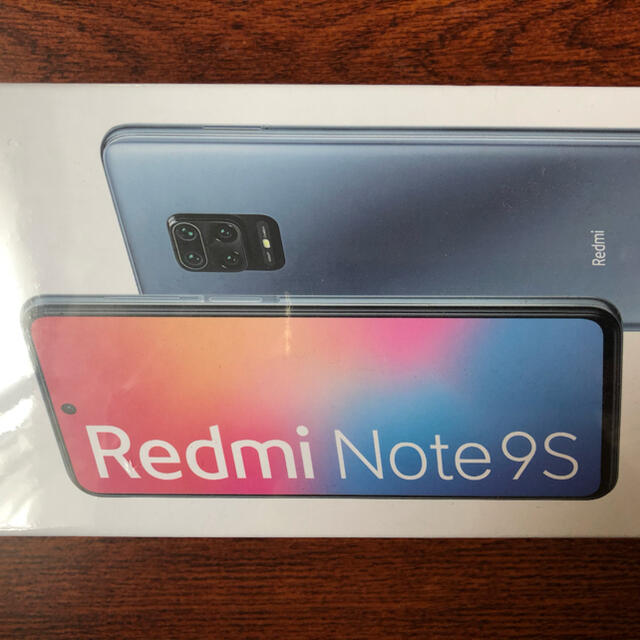 【新品未使用・未開封・SIMフリー】Redmi Note 9S 白スマートフォン本体