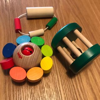 ハーバー(HABA)の木のおもちゃ　ベビー(知育玩具)