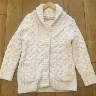 つやあり ジェラートピケ♡ケーブルニット カーディガン ルームウェア