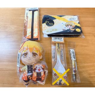 27 鬼滅の刃　善逸　4点セット(キャラクターグッズ)