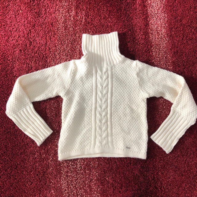 CELINE 白セーター　100 子ども男女兼用　タートルネック | フリマアプリ ラクマ