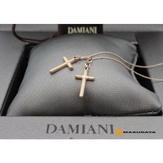 ダミアーニ(Damiani)のダミアーニメトロポリタンピンクゴールド2Pダイヤネックレス【超美品】(ネックレス)