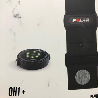 ポラール(POLAR)の 心拍計　新品　POLAR ポラール  日本 OH1 + グレー (トレーニング用品)