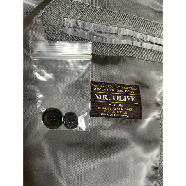 【定価約4万/美品】MR.OLIVE ジャケット M グレー ミスターオリーブ 2