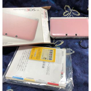 ニンテンドー3DS(ニンテンドー3DS)のNintendo3DS LLピンクホワイト(携帯用ゲーム機本体)