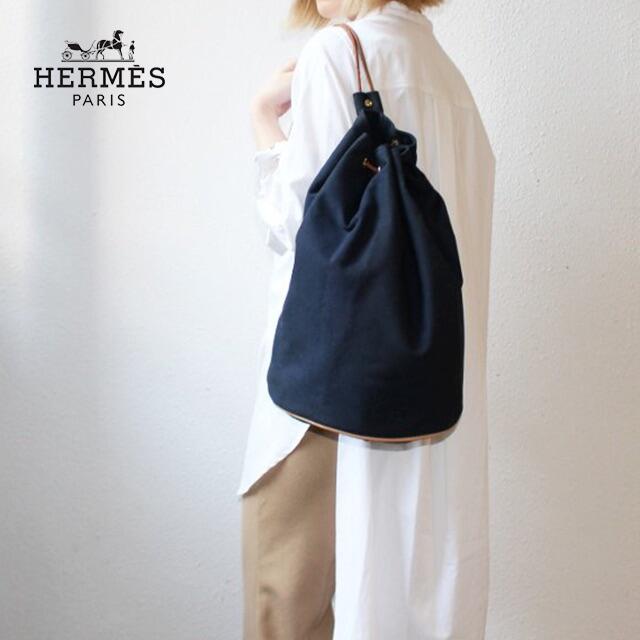 HERMES エルメスポロションミミル GM 巾着 - ショルダーバッグ