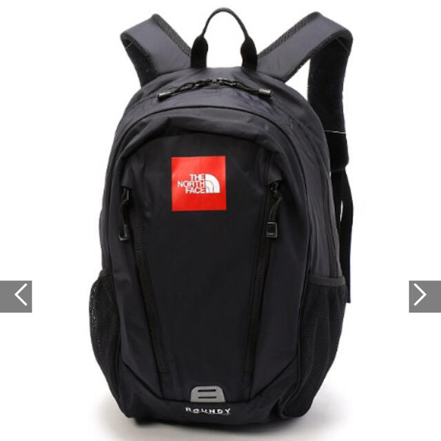 THE NORTH FACE(ザノースフェイス)のノースフェイス　ラウンディ　リュック  ブラック　黒 キッズ/ベビー/マタニティのこども用バッグ(リュックサック)の商品写真