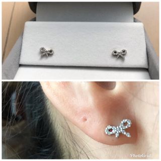 スタージュエリー(STAR JEWELRY)のホワイトゴールドダイヤモンドピアス(ピアス)