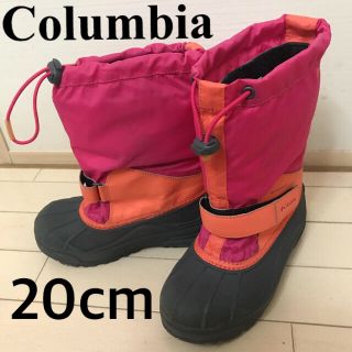 コロンビア(Columbia)のコロンビア　スノーブーツ　ピンク×オレンジ　20cm(ブーツ)