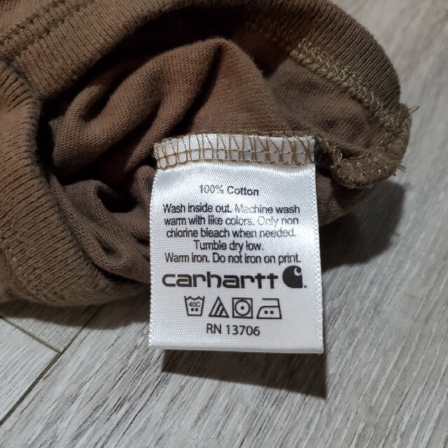 carhartt(カーハート)のCarhartt　長袖　ロンパース キッズ/ベビー/マタニティのベビー服(~85cm)(ロンパース)の商品写真