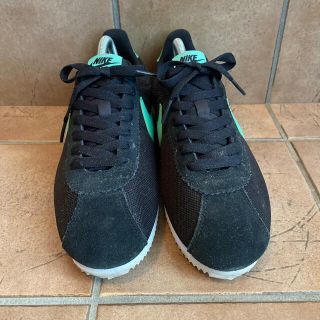 ナイキ(NIKE)のNIKE CORTEZ NYLON 26.5 BLACK MINT 箱付き(スニーカー)