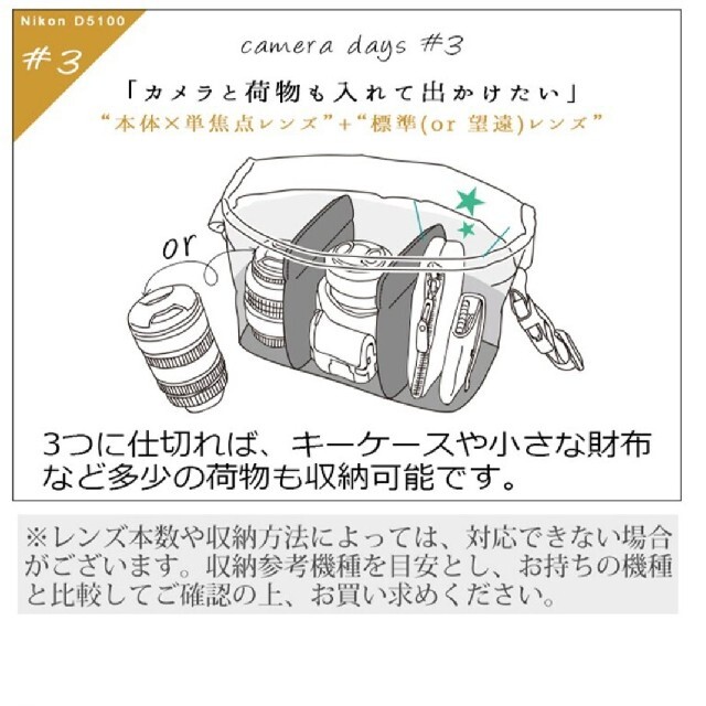 マウス カメラバッグ BUCKET MOUTH　ブルー／ブラウン スマホ/家電/カメラのカメラ(ケース/バッグ)の商品写真