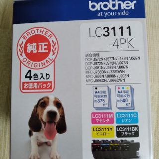 ブラザー(brother)のブラザー LC3111-4PK 【純正】 インクカートリッジ（お徳用4色パック）(PC周辺機器)