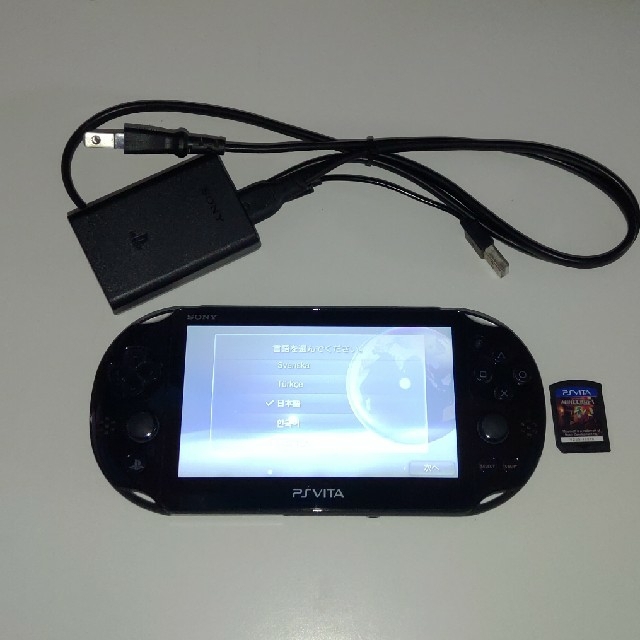 PlayStation Vita ブラック マイクラ付き☆液晶綺麗です！家庭用ゲーム機本体