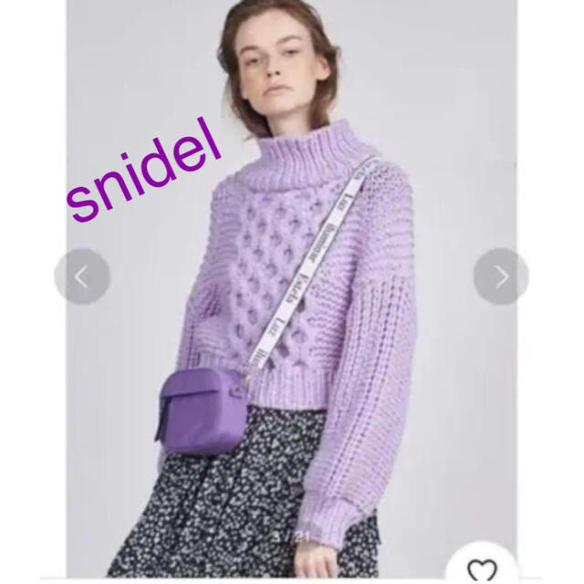 snidel ローゲージニット