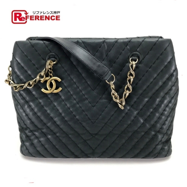 CHANEL シャネル シェブロン チェーンショルダーバッグ