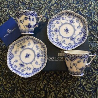 ロイヤルコペンハーゲン(ROYAL COPENHAGEN)のロイヤルコペンハーゲン フルレース🌟お値下げしました。(食器)