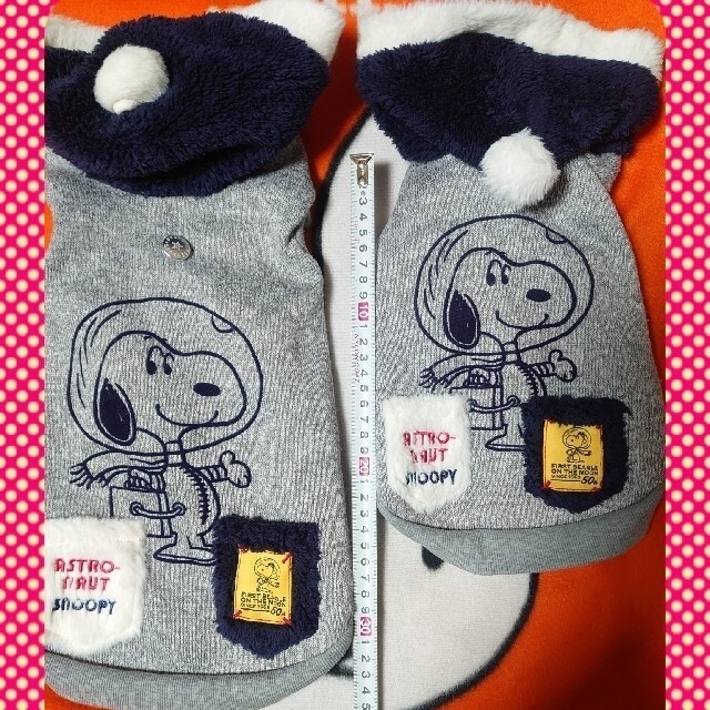 SNOOPY(スヌーピー)の🐾ゆきんこ様ご予約品　🐾ペットパラダイス🐾スヌーピーパーカーＤＳ、ＳＳ その他のペット用品(犬)の商品写真