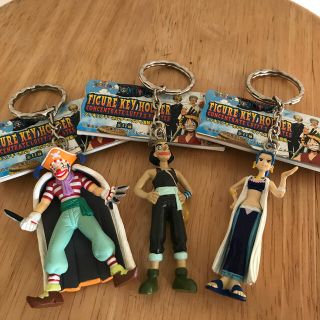 BANPRESTO - ワンピース フィギュアキーホルダー〜ルフィ海賊団集結編