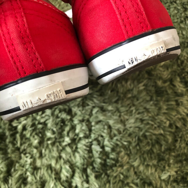 CONVERSE(コンバース)のコンバース　kids21センチ　RED キッズ/ベビー/マタニティのキッズ靴/シューズ(15cm~)(スニーカー)の商品写真