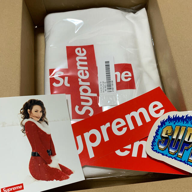 【新品】Supreme CrossBoxLogo Tee クロスボックスロゴ 白