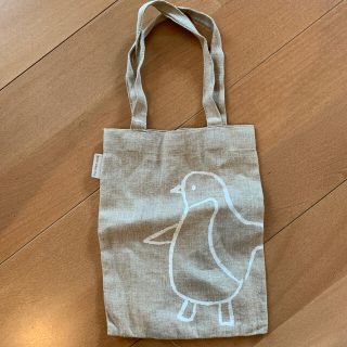 フォグリネンワーク(fog linen work)のフォグ　リネンワーク　ペンギンさんリネン手提げ　おまけ付き(トートバッグ)