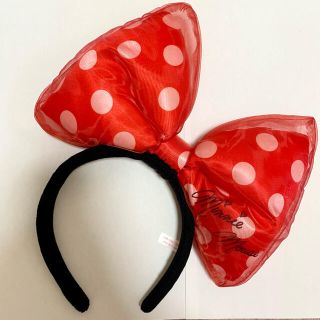 ディズニー(Disney)のDisney 斜めリボンミニーカチューシャ🎀(キャラクターグッズ)