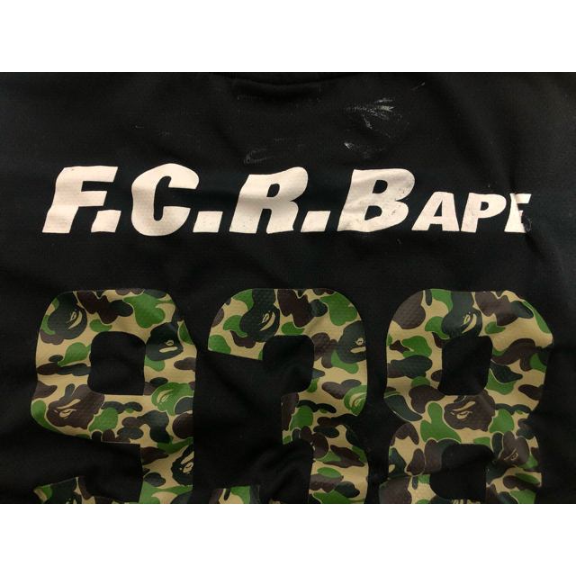 A BATHING APE(アベイシングエイプ)の中古 F.C.R.B. BAPE コラボ キッズT サイズ100cm 黒 送料込 キッズ/ベビー/マタニティのキッズ服男の子用(90cm~)(Tシャツ/カットソー)の商品写真