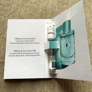 ティファニー(Tiffany & Co.)のティファニー&ラブ　フォーハーオールドパルファム　サンプル1.2ml(香水(女性用))