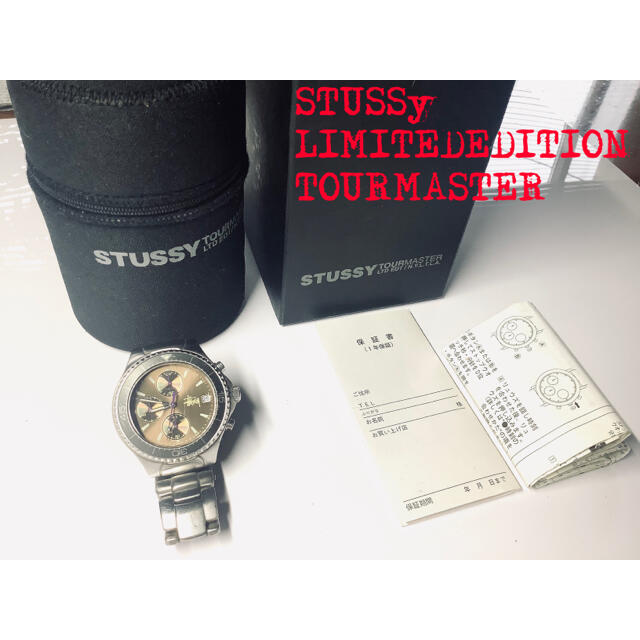 STUSSY - STUSSY 腕時計 LIMITEDEDITION TOURMASTERの通販 by STUSSY - STUSSY 腕時計 LIMITEDEDITION TOURMASTERの通販 by