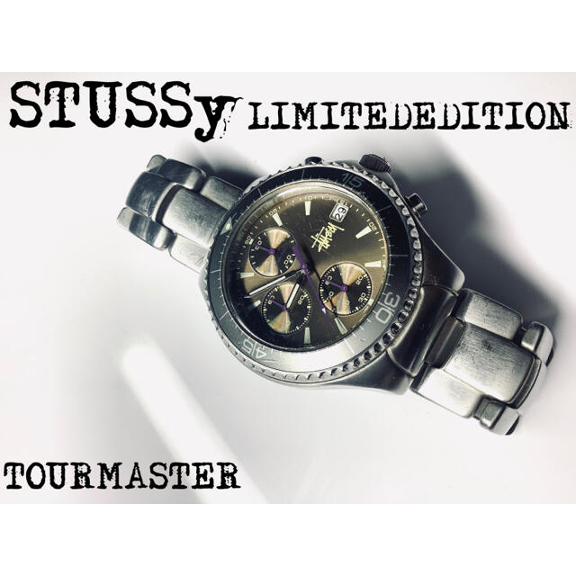 STUSSY - STUSSY 腕時計 LIMITEDEDITION TOURMASTERの通販 by るい's