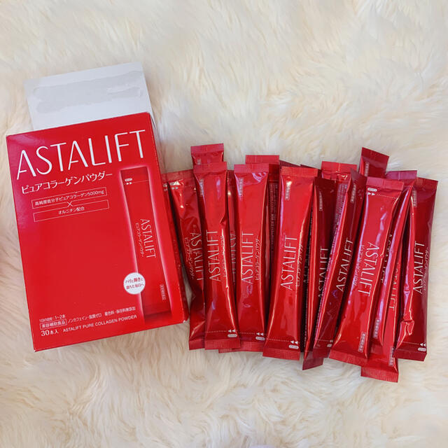 ASTALIFT(アスタリフト)のFUJIFLIMアスタリフトインナーケアビタミンc低分子ピュアコラーゲンパウダー 食品/飲料/酒の健康食品(コラーゲン)の商品写真