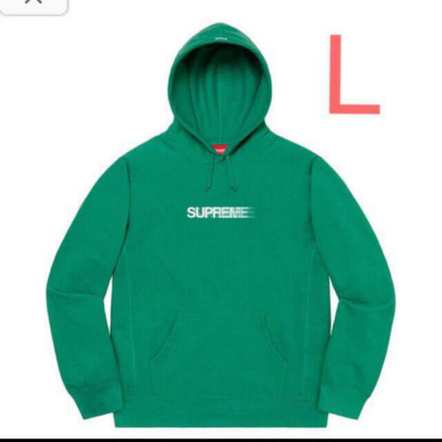 メンズSupreme Motion Logo Hooded Sweatshirt L