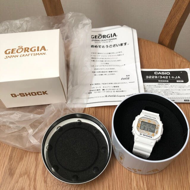 G-SHOCK GEORGIA ホワイト時計
