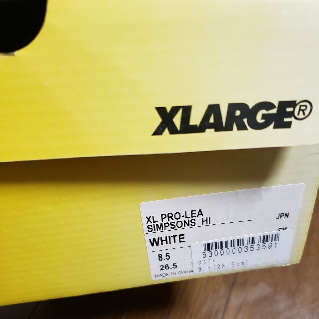 XLARGE(エクストララージ)の専用　CONVERSE　シンプソンズ　Xlarge　スニーカー　26.5 メンズの靴/シューズ(スニーカー)の商品写真