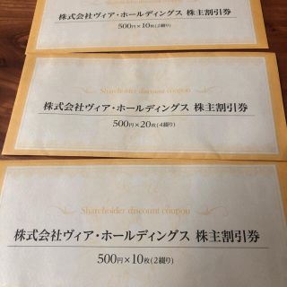 ヴィアホールディングス株主優待20000円(レストラン/食事券)