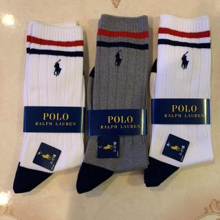 ポロラルフローレン(POLO RALPH LAUREN)のラルフローレン 靴下 ソックス  靴下 ソックス 3足セット 新品未使用(ソックス)