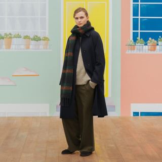 ユニクロ(UNIQLO)のjwステンカラーコート(ロングコート)