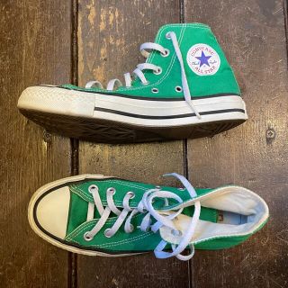 コンバース(CONVERSE)のconverse allstar グリーン 23cm(スニーカー)