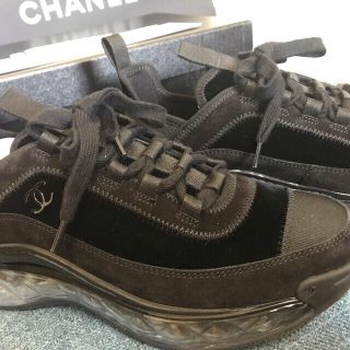 シャネル(CHANEL)のCHANEL 2020-21AW ブラックスニーカー(スニーカー)